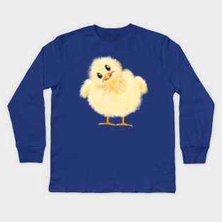 Baby Chick! Kids Long Sleeve T-Shirt
